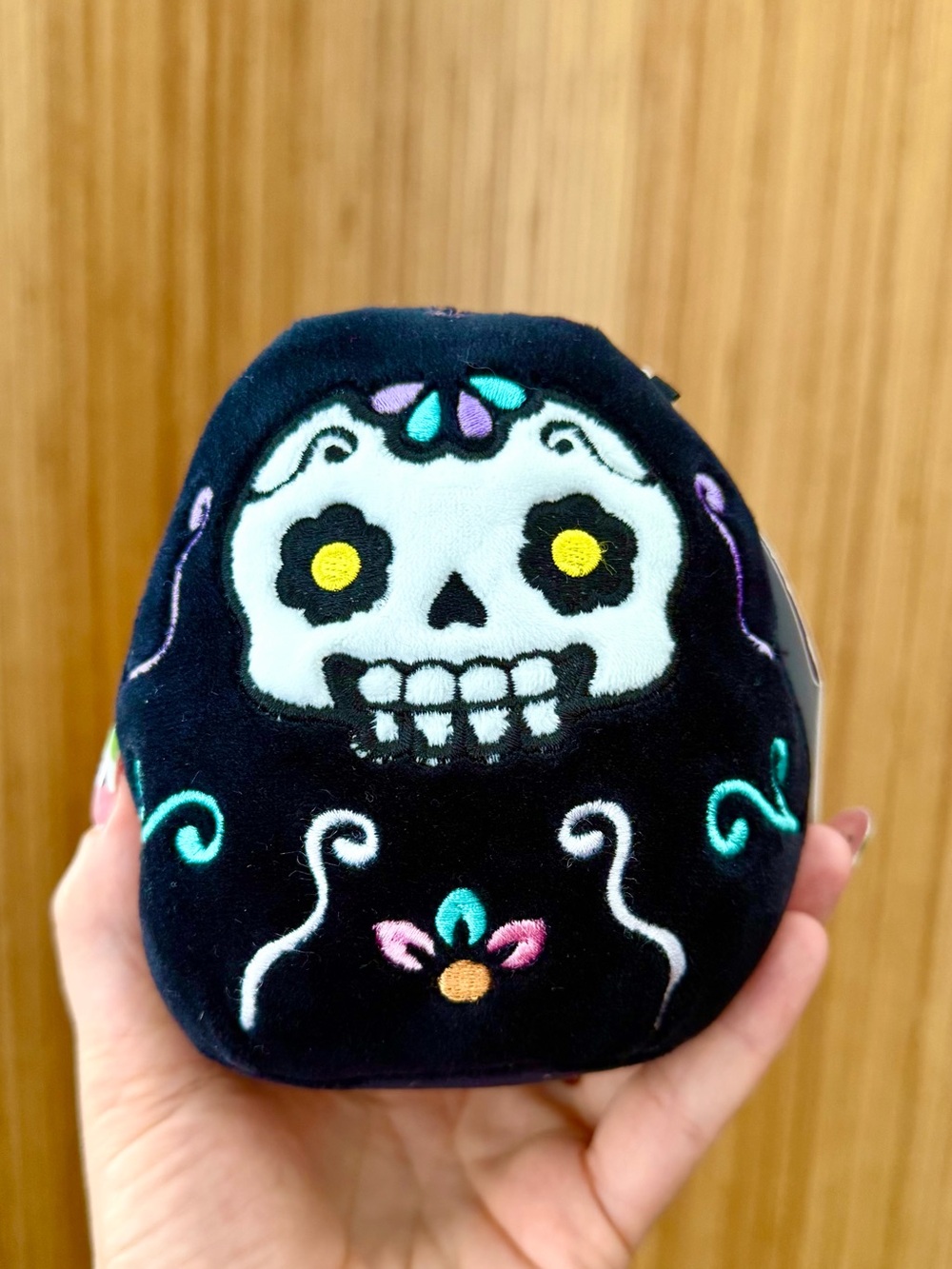 BNWT 🌸 Squishmallows Delfina the Sugar Skull 5” Day of the Dead Plush